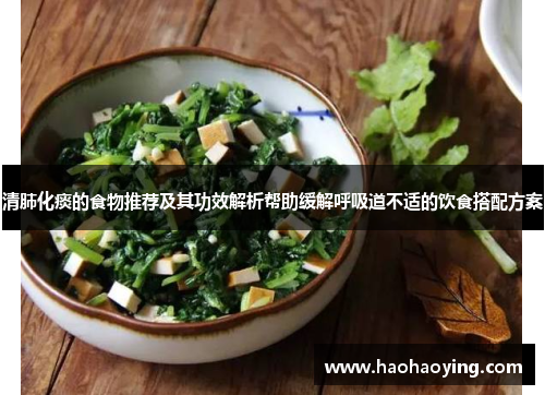 清肺化痰的食物推荐及其功效解析帮助缓解呼吸道不适的饮食搭配方案